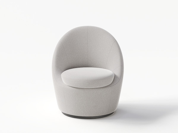 Кресло поворотное ISOLA cream/marengo