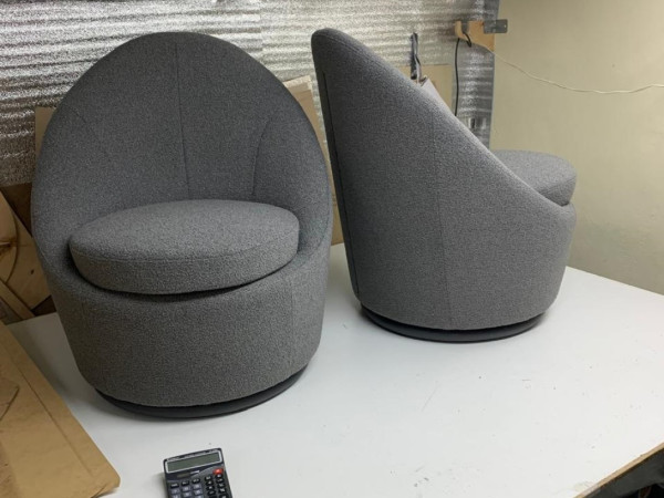 Кресло поворотное ISOLA graphite/marengo