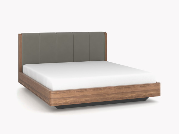 Шпонированная кровать LYONA орех