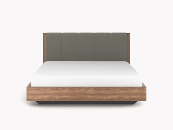 Шпонированная кровать LYONA орех