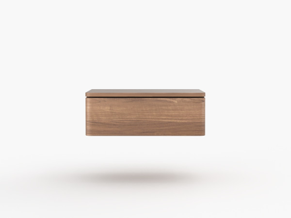 Прикроватная тумба навесная ORLY 1 ящик орех