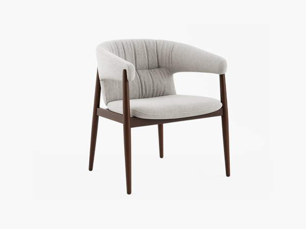 Полукресло FASHION орех итальянский/серое Полукресло FASHION орех итальянский/серое