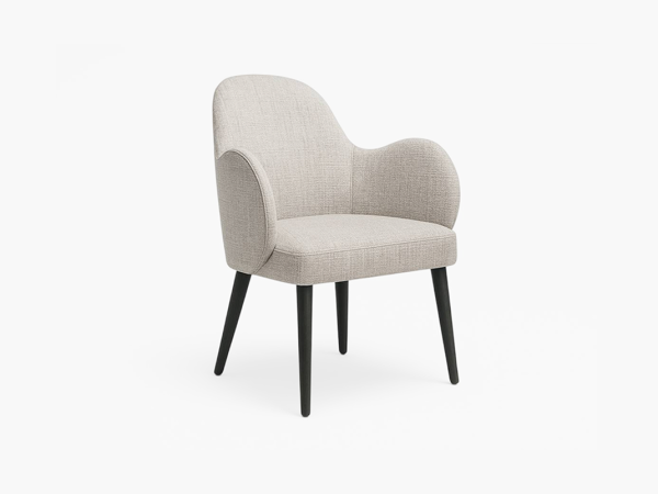 Полукресло SORRENTO чёрный/milk Полукресло SORRENTO чёрный/milk