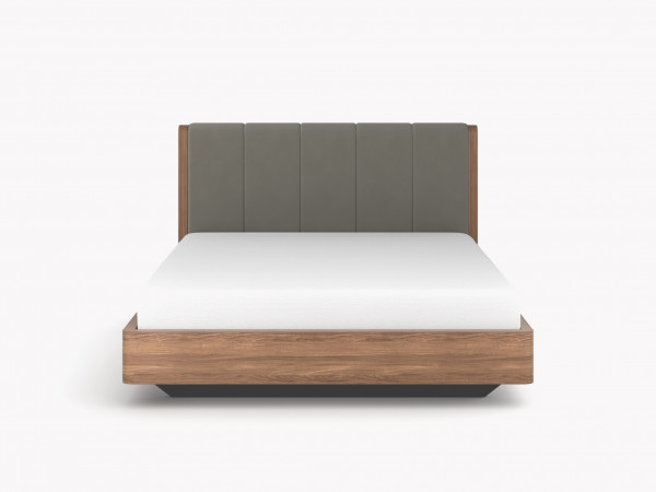 Шпонированная кровать LYONA орех