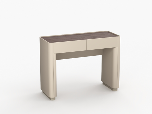 Стол туалетный LUNNO эмаль кашемир/орех cedar Стол туалетный LUNNO эмаль кашемир/орех cedar